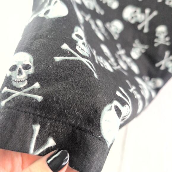 KingSize Skeleton Flannel Halloween Pajama Pants Men's 7XL - Picture 8 of 8